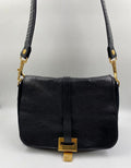 CÃ©line leather and suede crossbody
