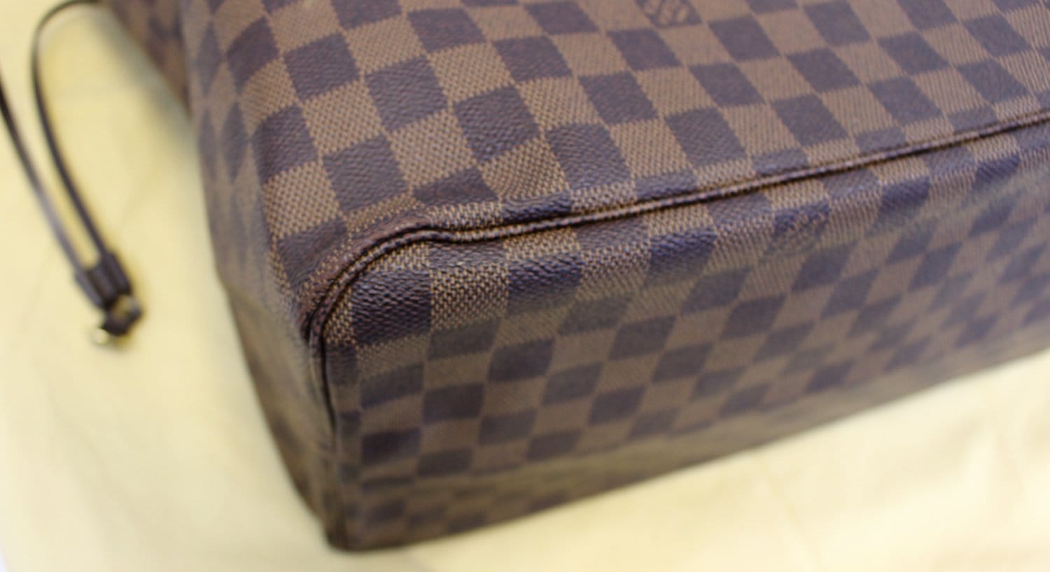 LOUIS VUITTON Damier Ebene Neverfull GM Tote Bag