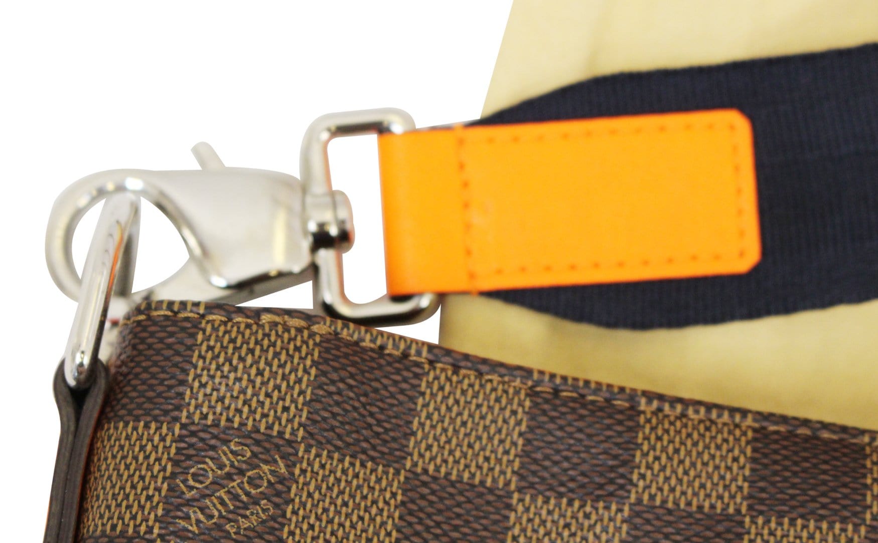 LOUIS VUITTON Damier Ebene Travel Long Strap Shoulder Bag