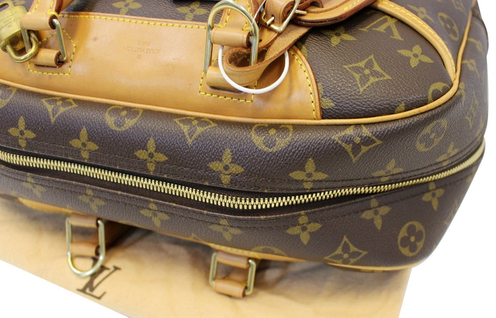 LOUIS VUITTON Monogram Canvas Deauville Boston Satchel Bag