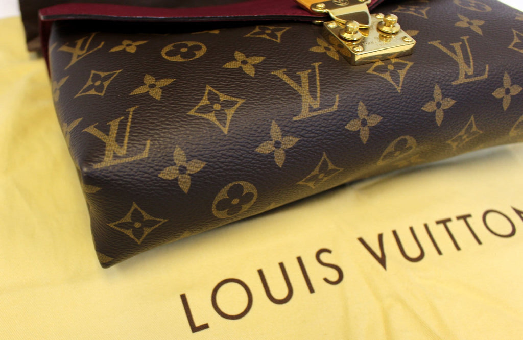 LOUIS VUITTON Monogram Canvas Pallas Chain Crossbody Bag