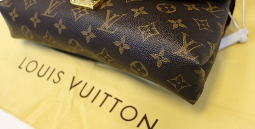 LOUIS VUITTON Monogram Canvas Pallas Chain Crossbody Bag
