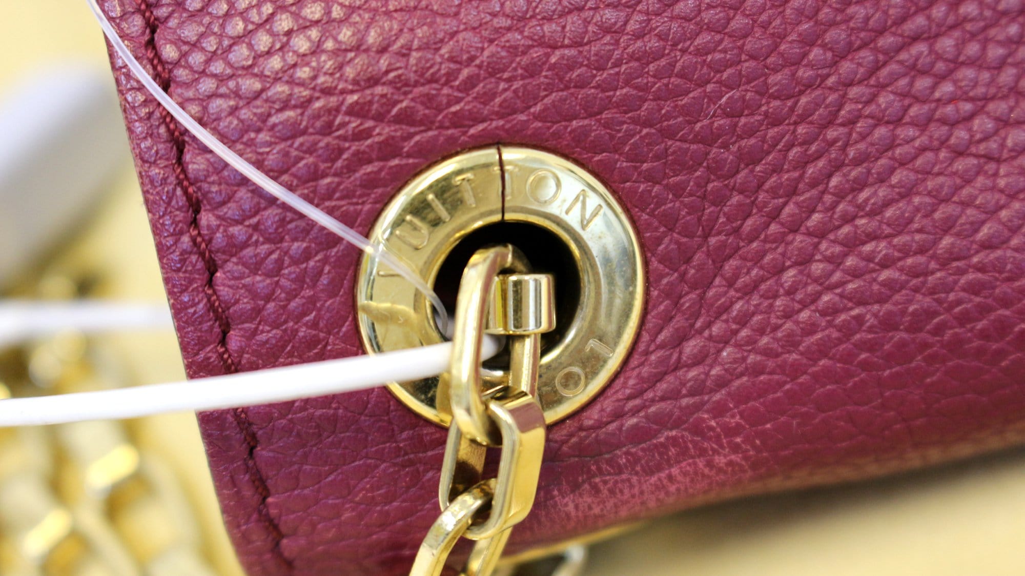 LOUIS VUITTON Monogram Canvas Pallas Chain Crossbody Bag