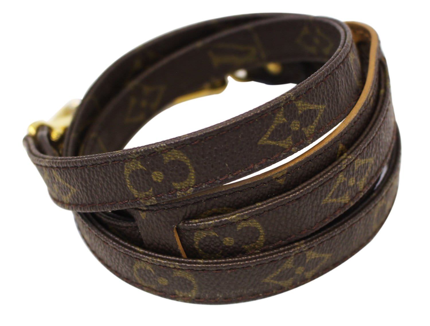 LOUIS VUITTON Monogram Brown Shoulder Strap For Metis and Similar - Sale