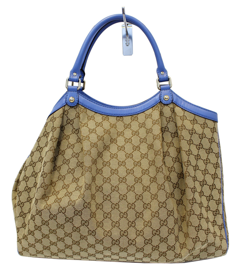 GUCCI Gucci Canvas Large Sukey Tote Bag 211943