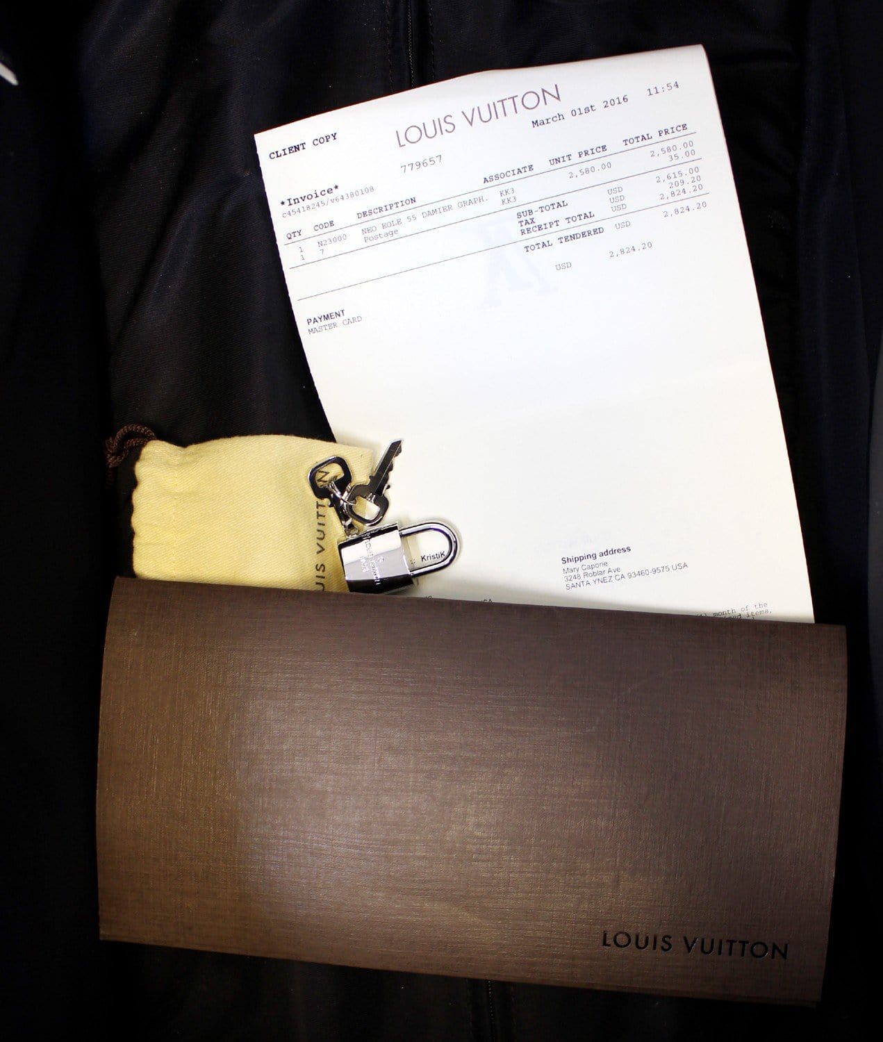 LOUIS VUITTON Damier Graphite Neo Eole 55 Rolling Duffle Bag