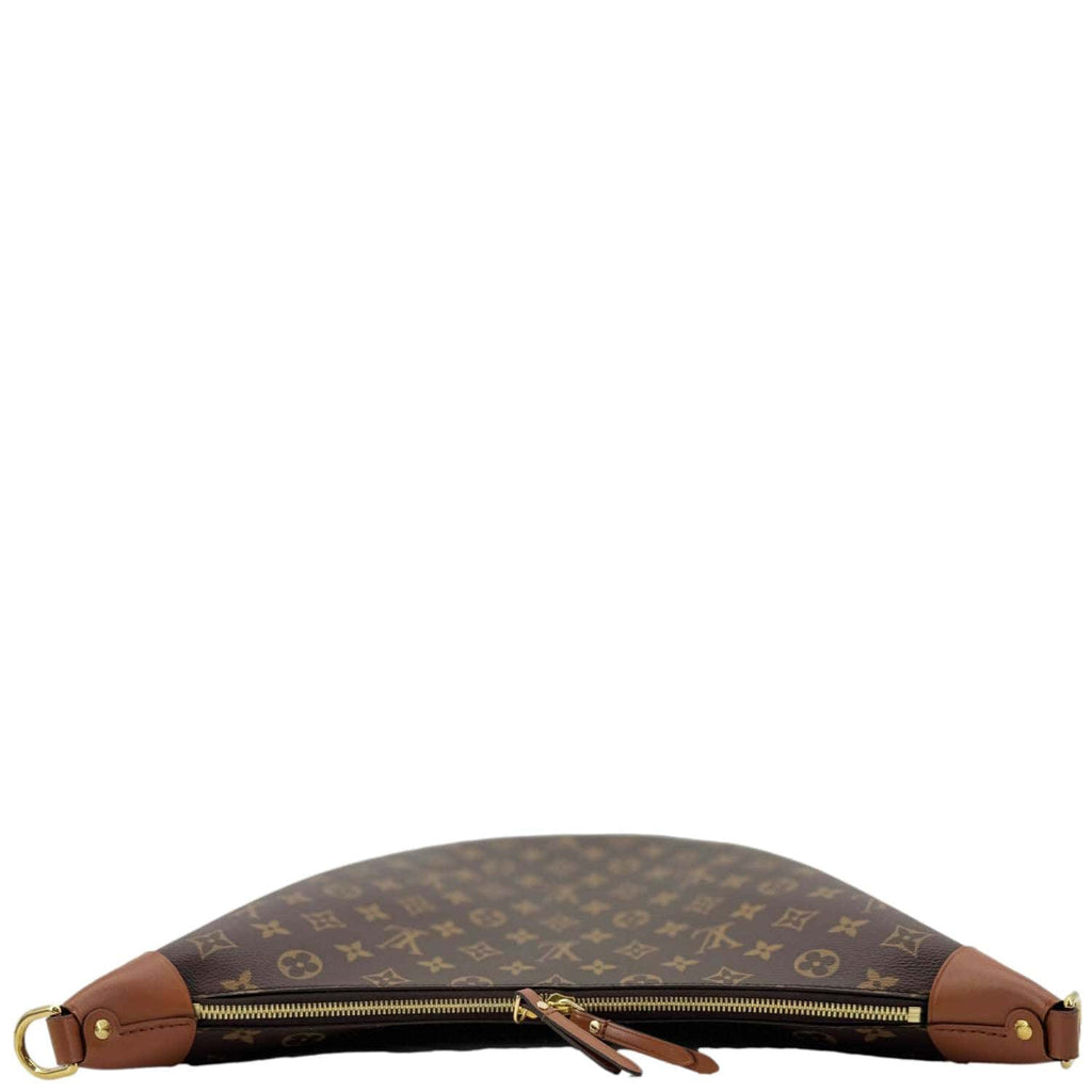 LOUIS VUITTON Loop Reverse Monogram Canvas Hobo Shoulder Bag Brown