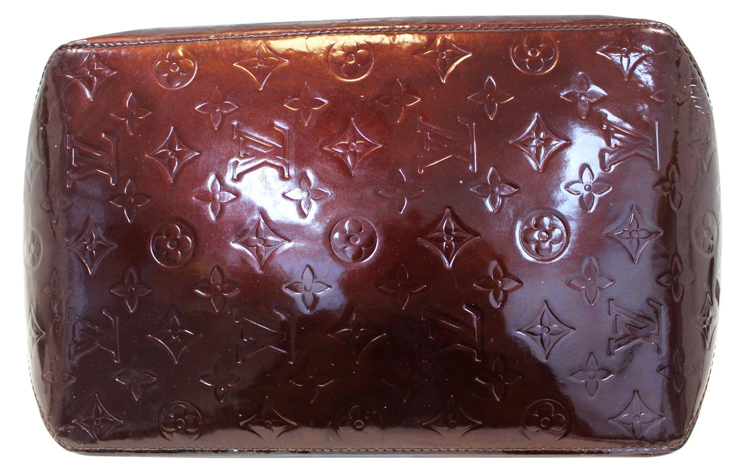 LOUIS VUITTON Violette Vernis Leather Bellevue GM Shoulder Bag