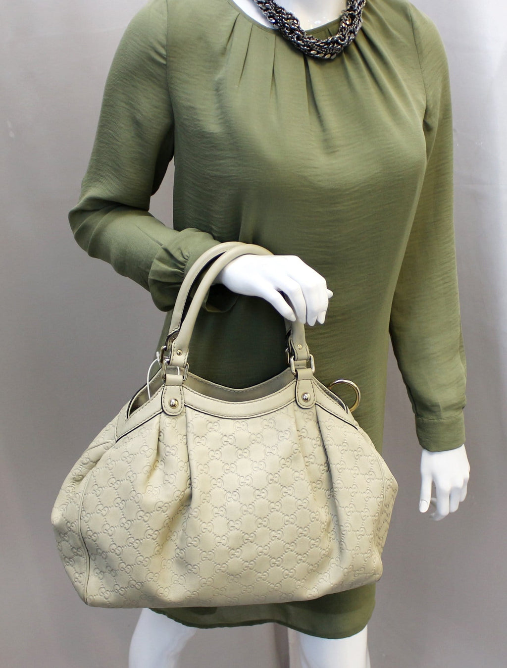 Gucci Sukey Gucci Guccissima Leather Medium Tote Bag