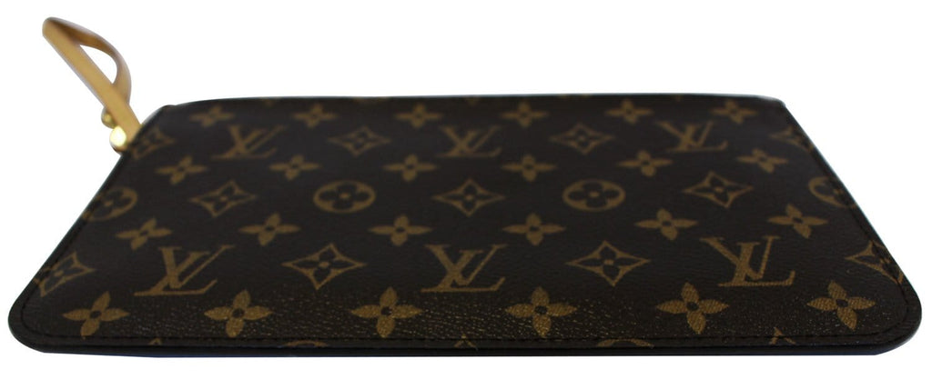 LOUIS VUITTON Monogram Canvas Pochette Wristlet Pouch Neverfull MM