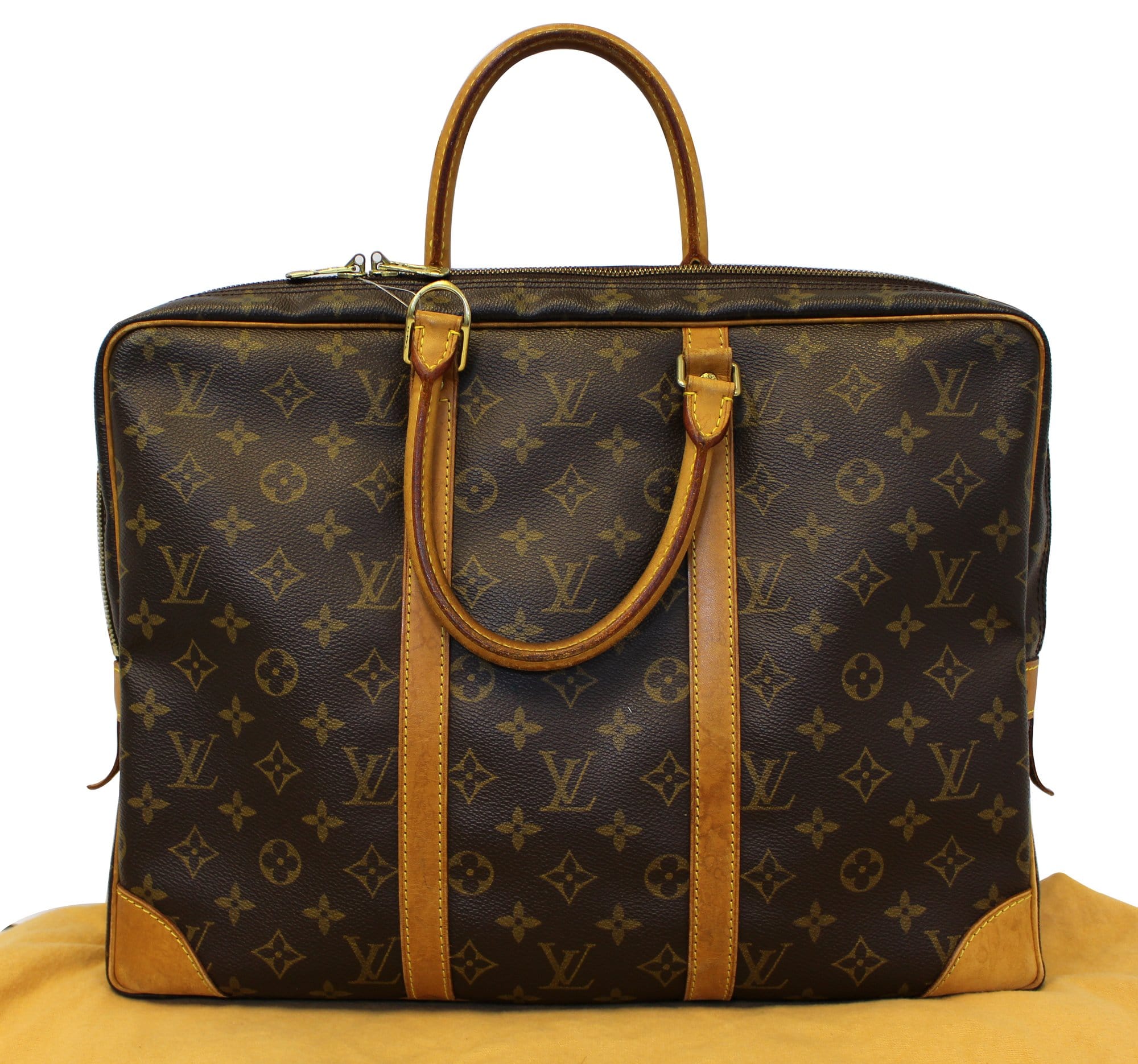 LOUIS VUITTON Monogram Canvas Porte Documents Voyage Briefcase Bag
