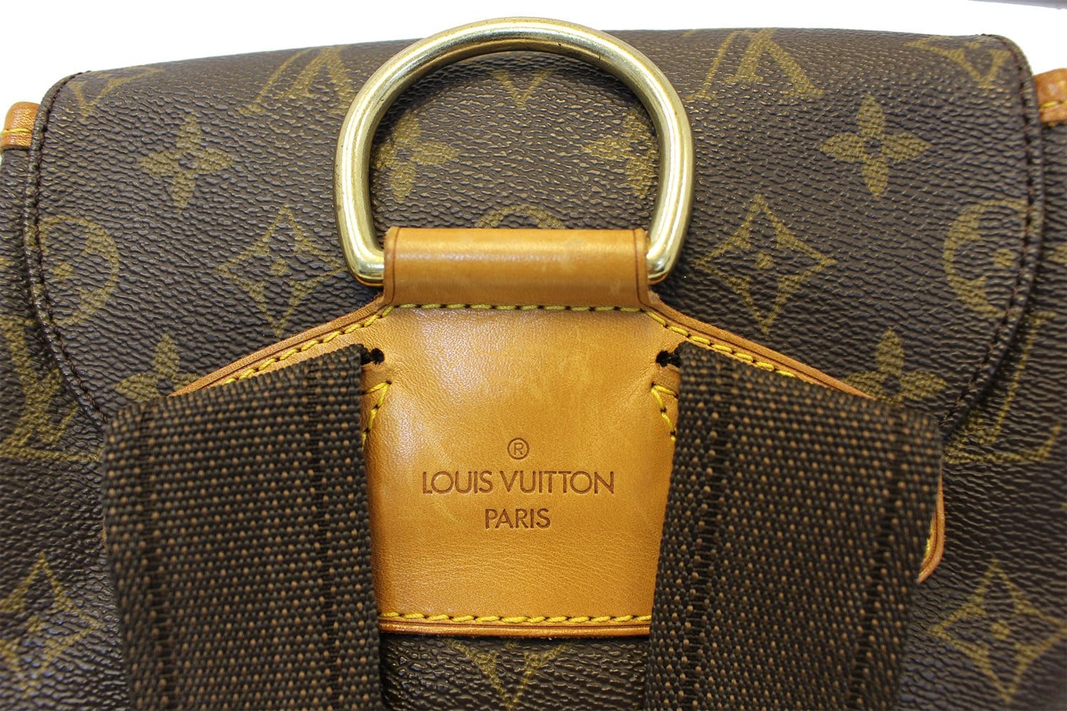 LOUIS VUITTON Monogram Canvas Brown Montsouris GM Backpack Bag