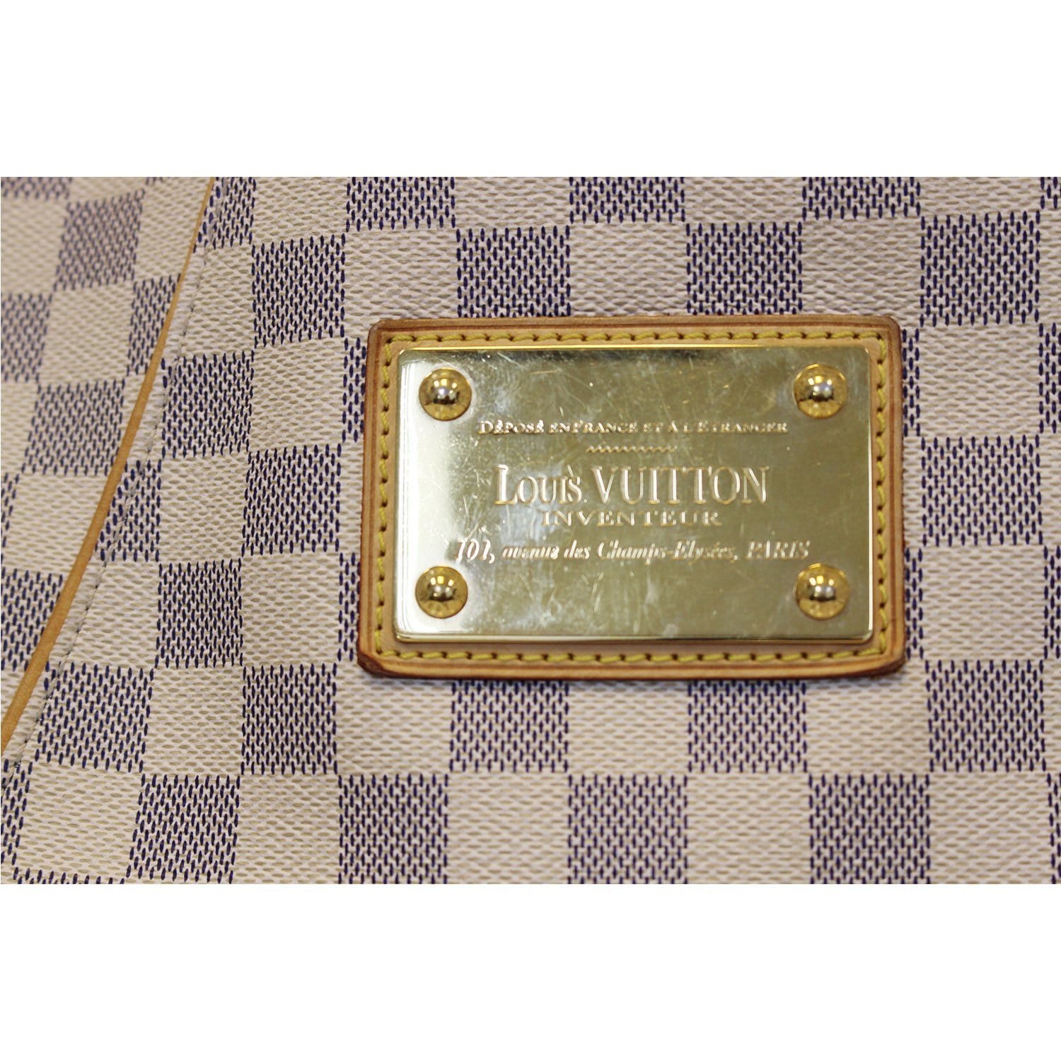 LOUIS VUITTON Galliera PM Damier Azur Shoulder Bag