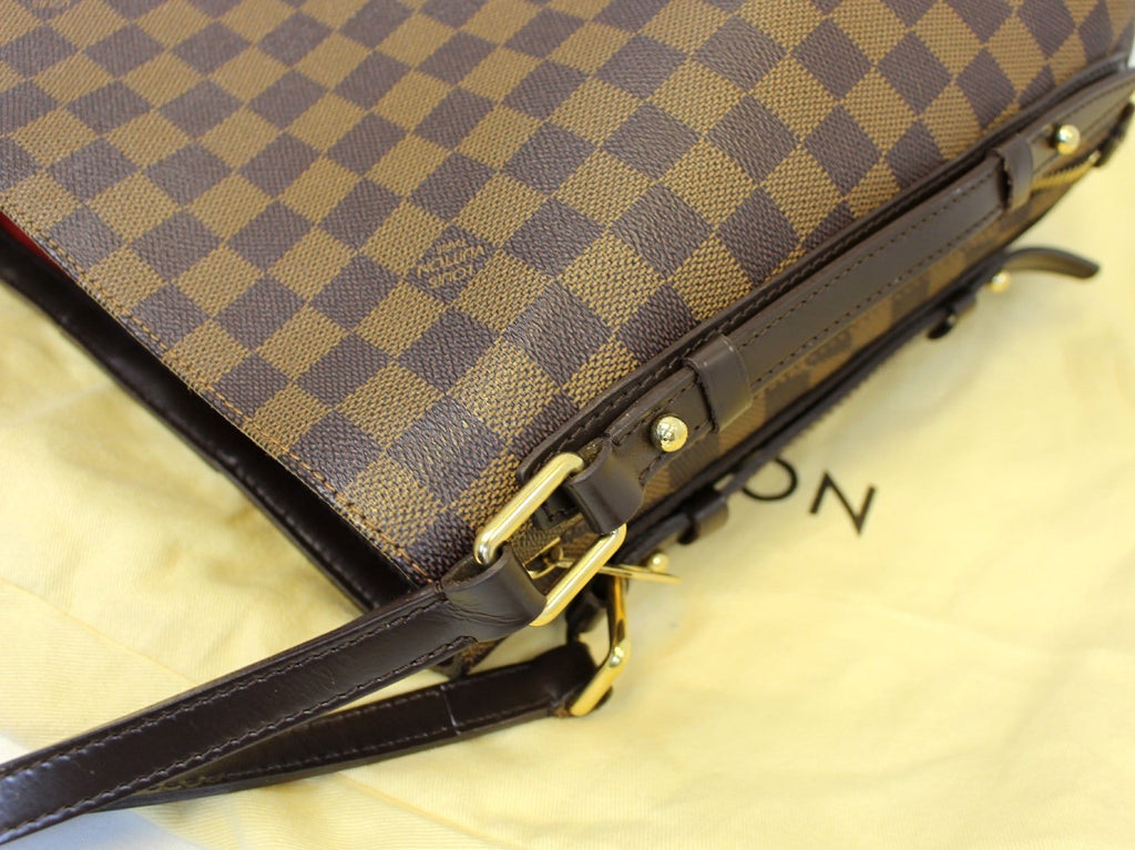 LOUIS VUITTON Damier Ebene Cabas Rivington Shoulder Bag
