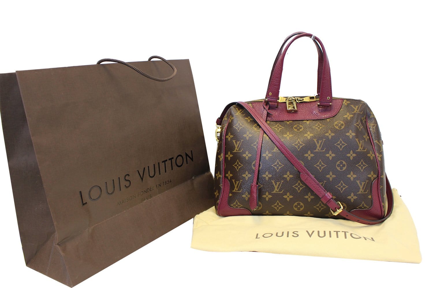 LOUIS VUITTON Aurore Monogram Canvas Retiro NM Shoulder Bag