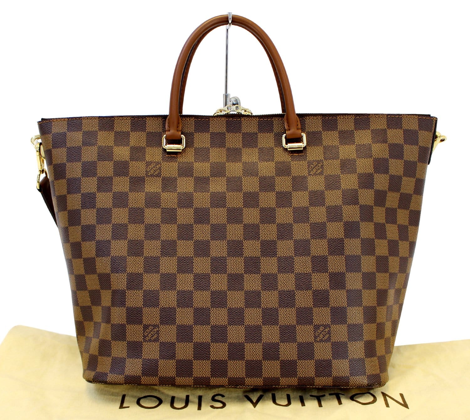 LOUIS VUITTON Belmont Damier Ebene Shoulder Handbag