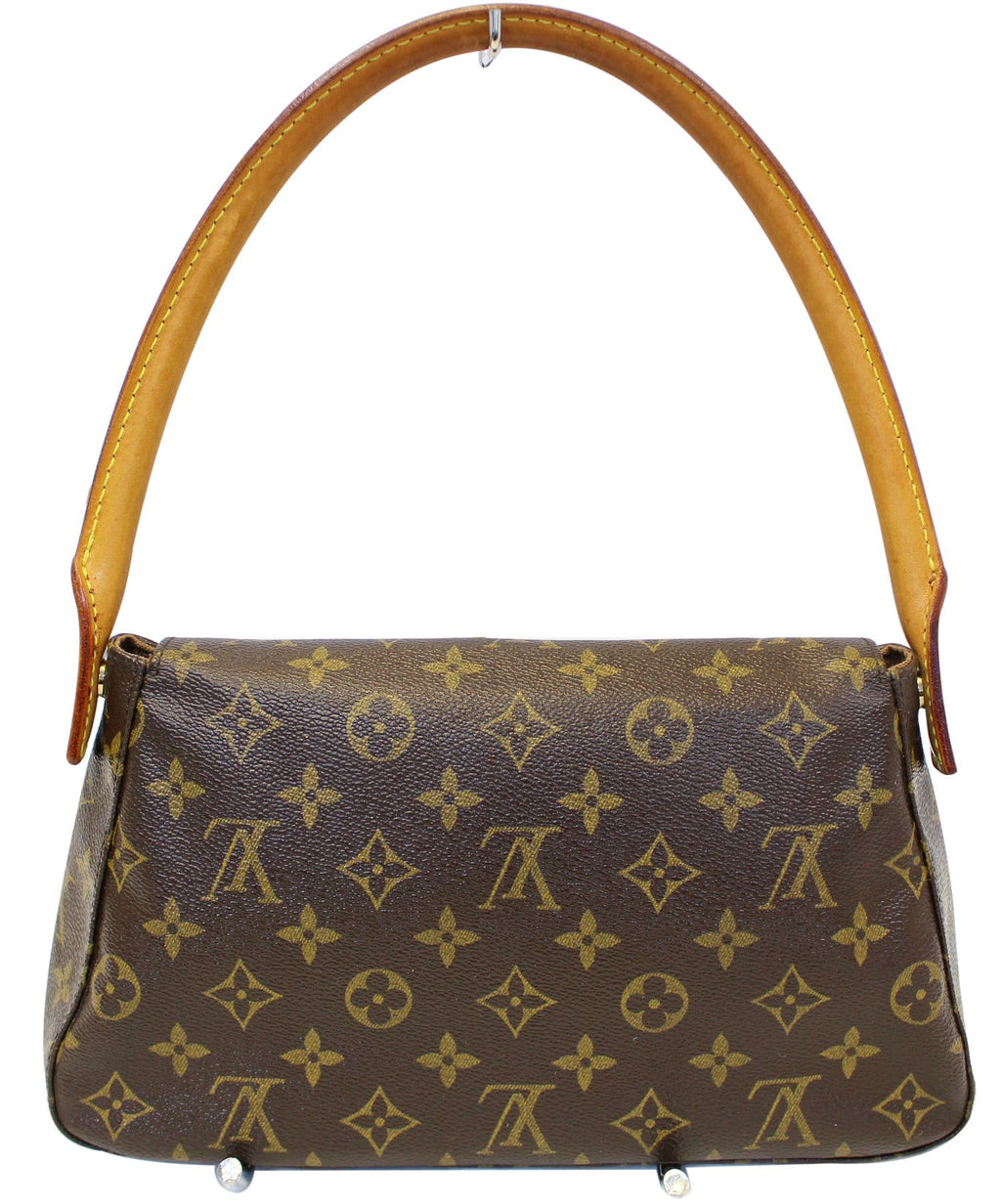 LOUIS VUITTON Monogram Canvas Mini Looping Shoulder Handbag