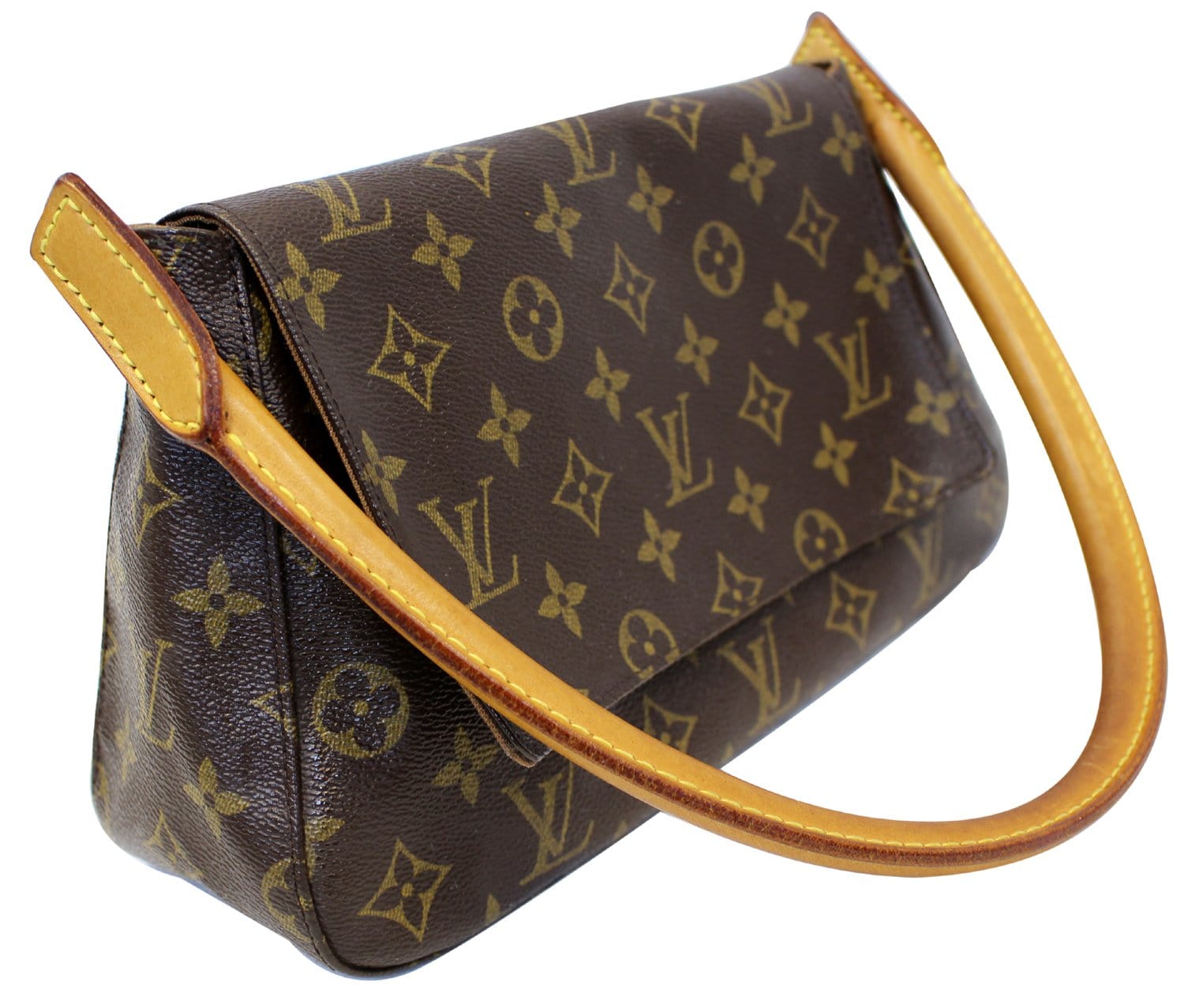 LOUIS VUITTON Monogram Canvas Mini Looping Shoulder Handbag