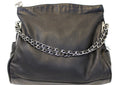 Chanel Shoulder Bag Black  Leather - CHANEL Bags