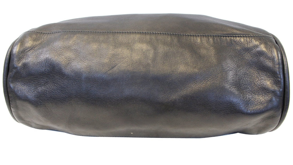 Chanel Shoulder Bag Black  Leather - CHANEL Bags
