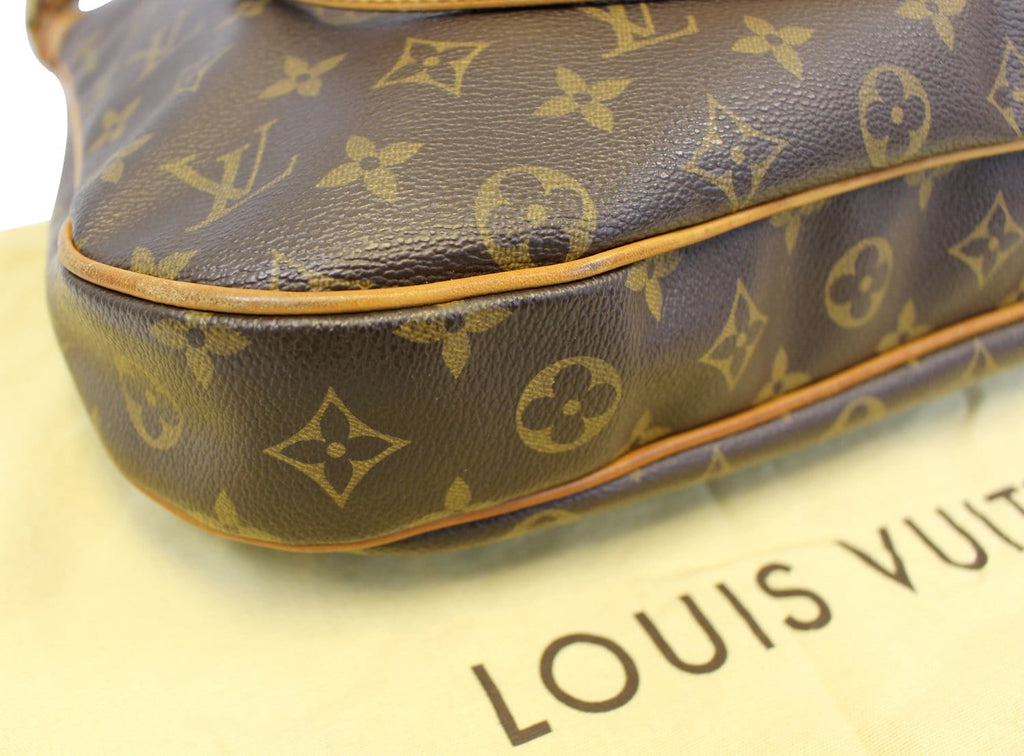 LOUIS VUITTON Monogram Brown Odeon MM Shoulder Crossbody Bag