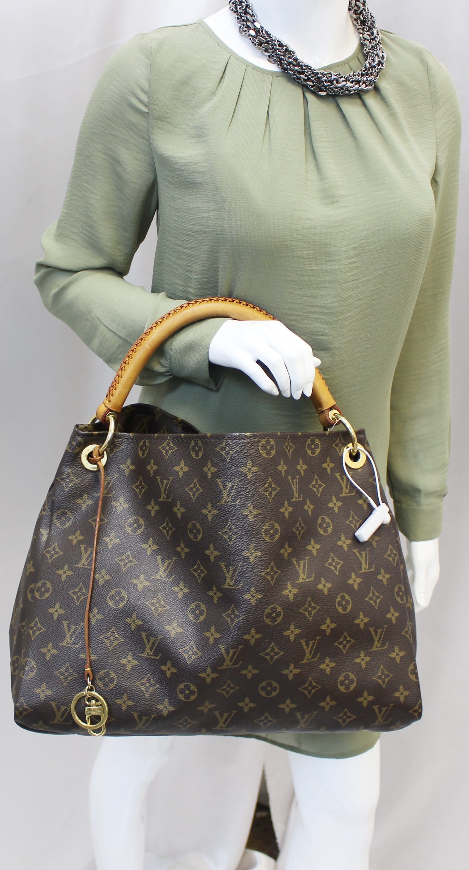 LOUIS VUITTON Artsy MM Monogram Canvas Hobo Shoulder Bag