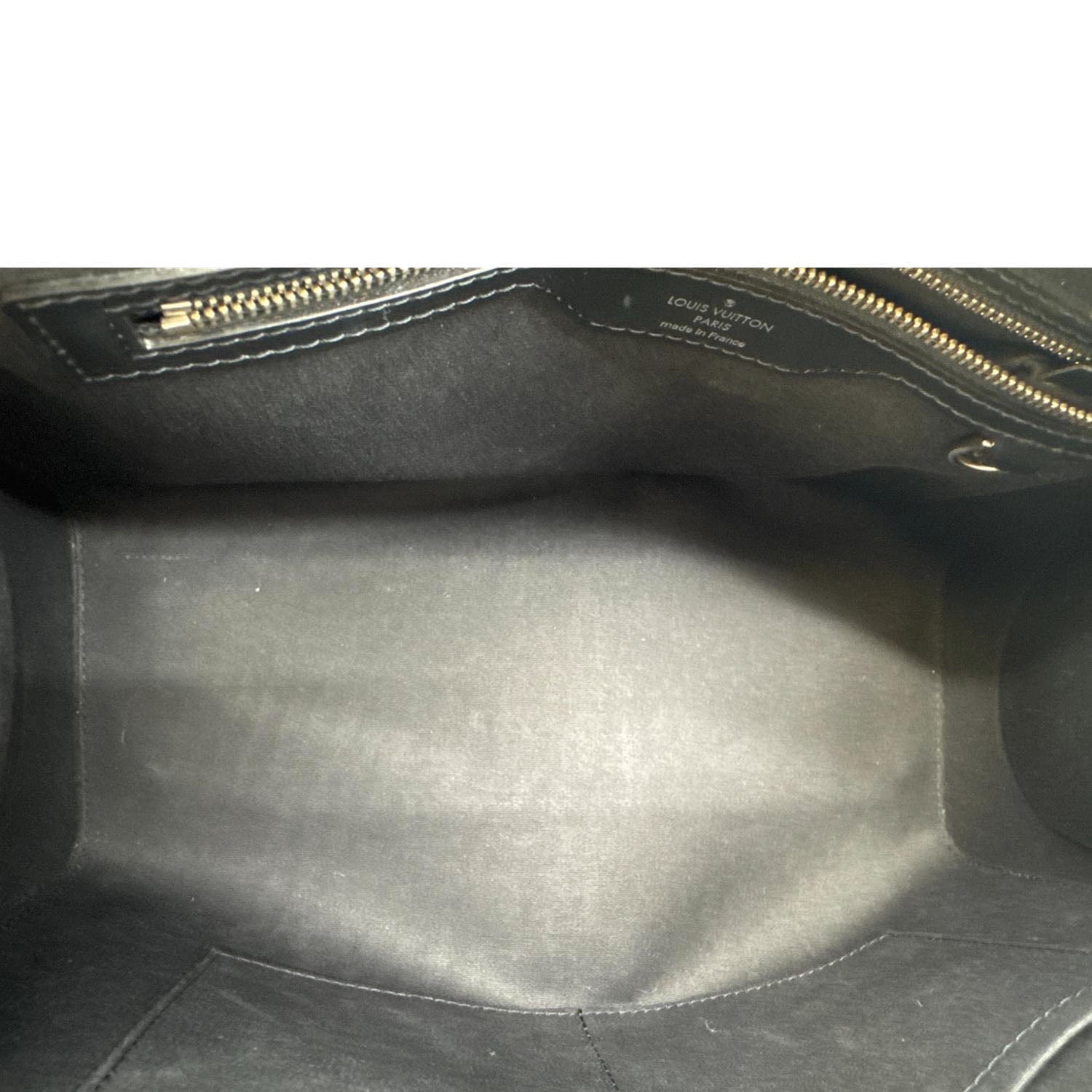 LOUIS VUITTON Brea MM Electric Epi Leather Shoulder Bag Black