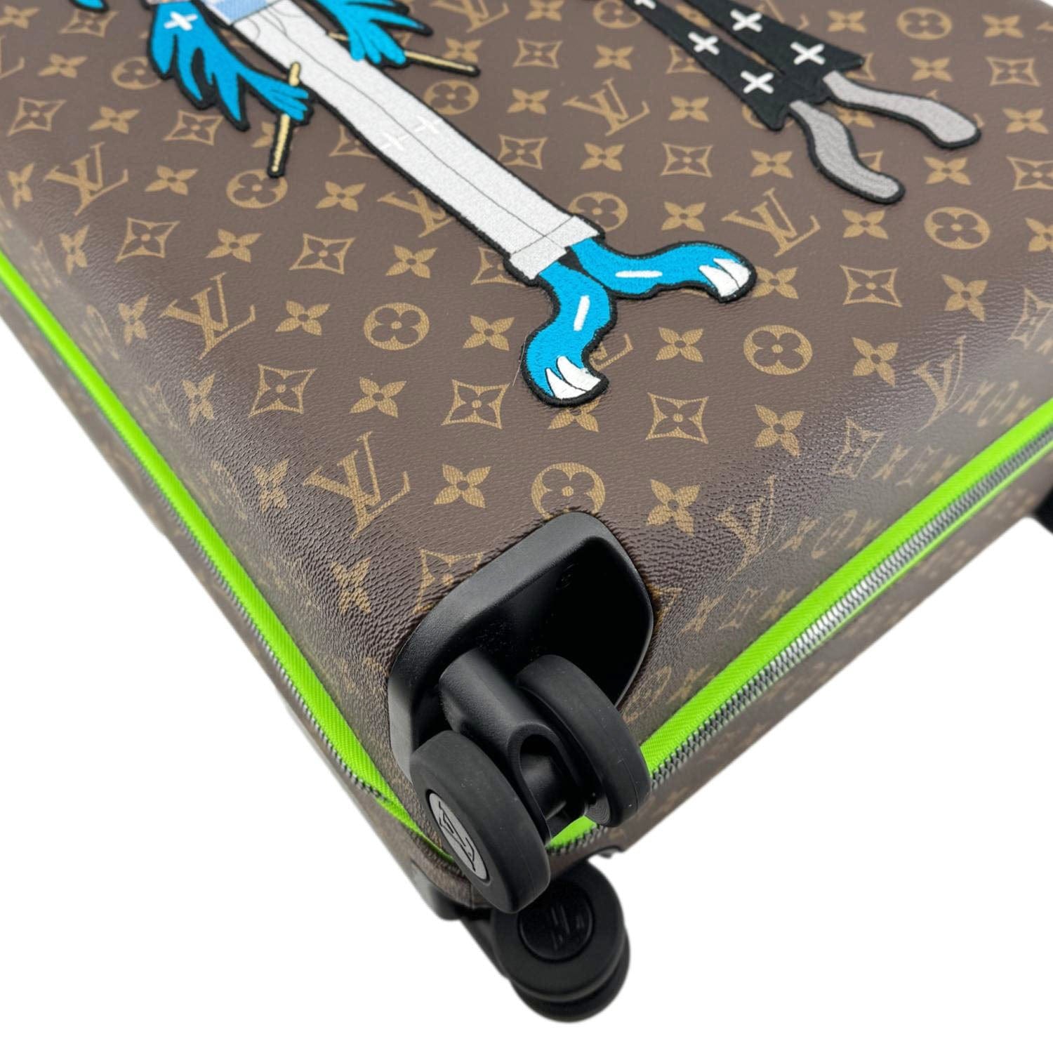 LOUIS VUITTON Monogram Horizon 55 Friends Monogram Canvas Travel Bag Brown