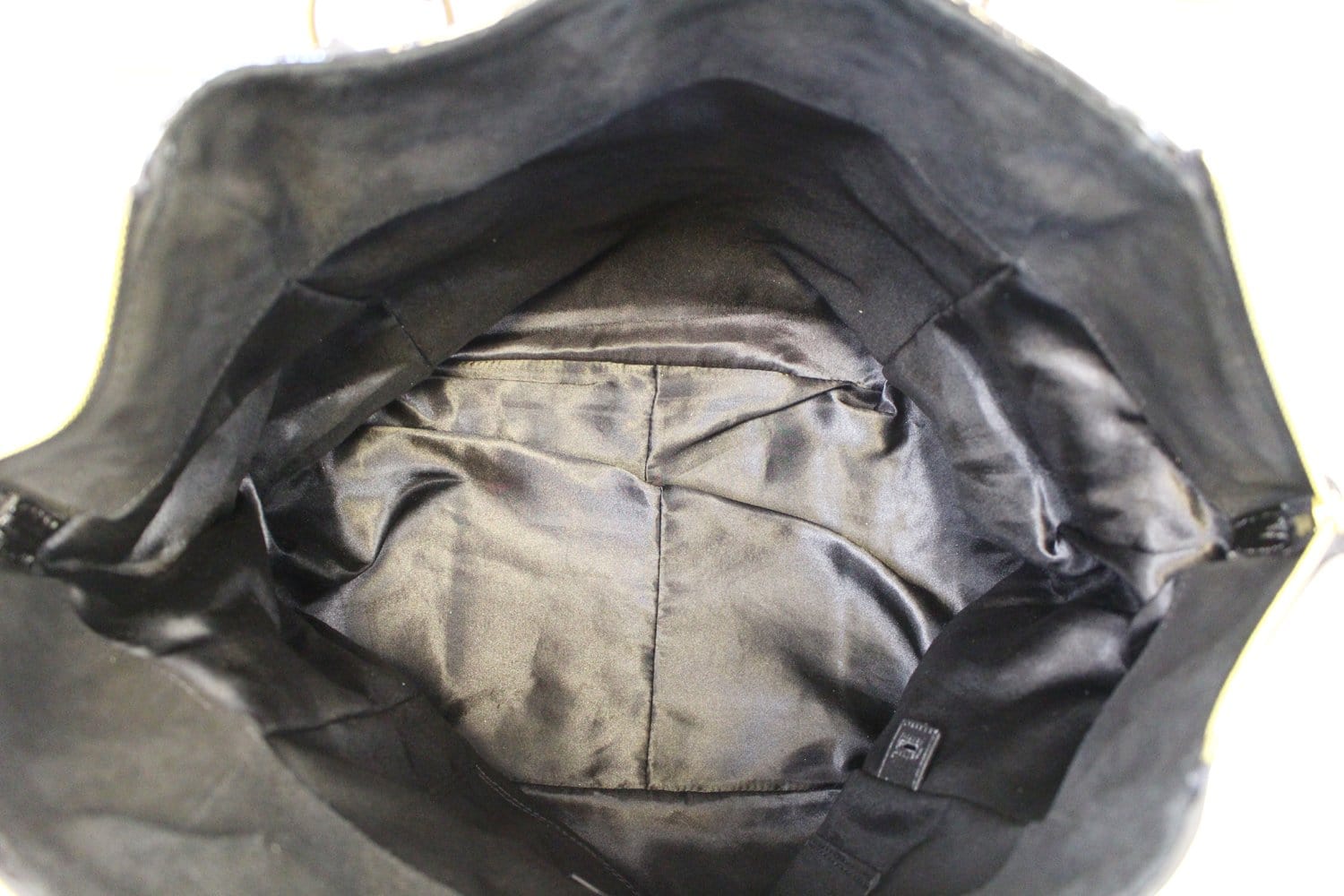YVES SAINT LAURENT Black Patent Leather Downtown Medium Tote Bag - Last Call