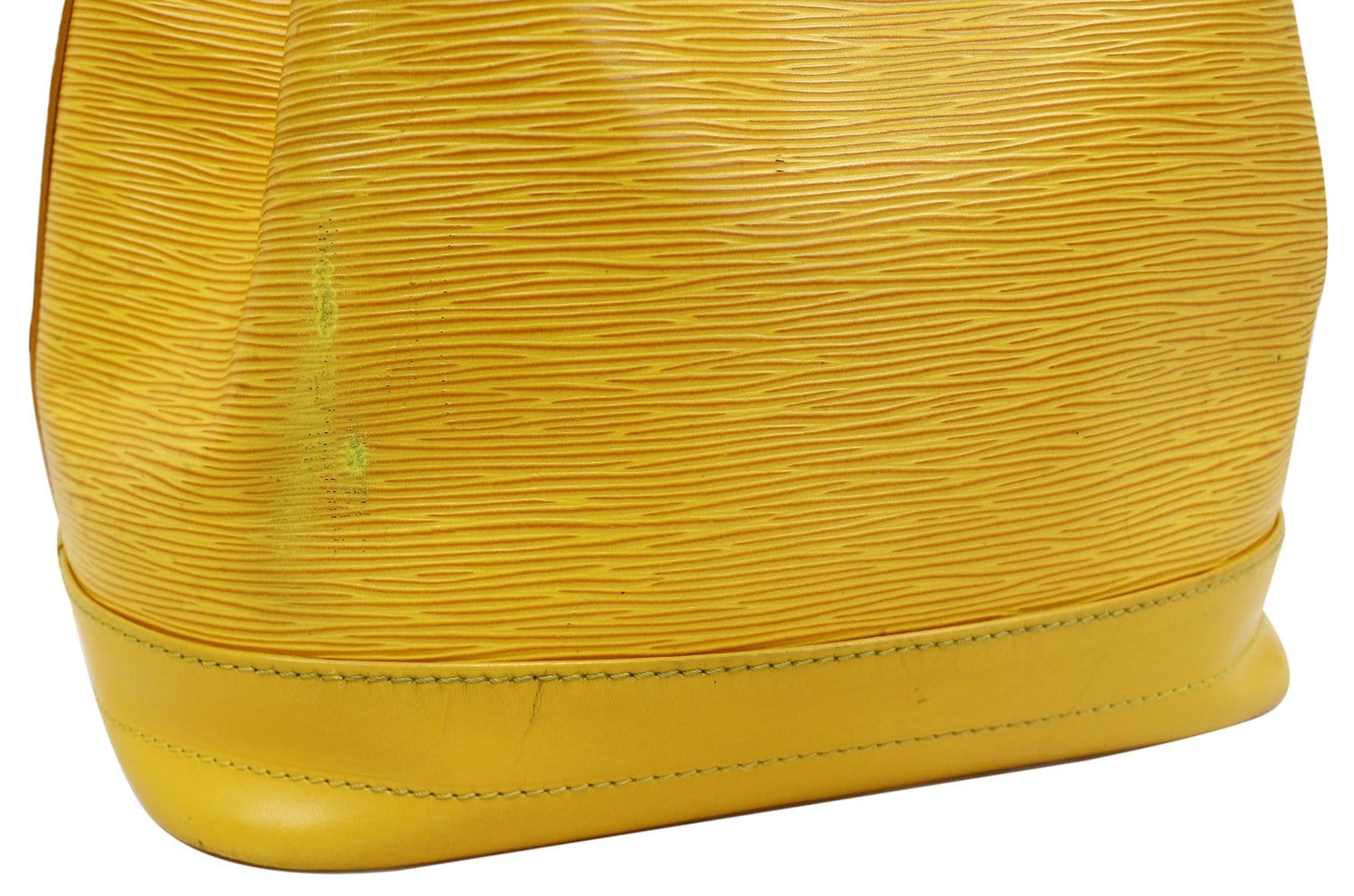LOUIS VUITTON Yellow Epi Leather Large Noe Shoulder Bag