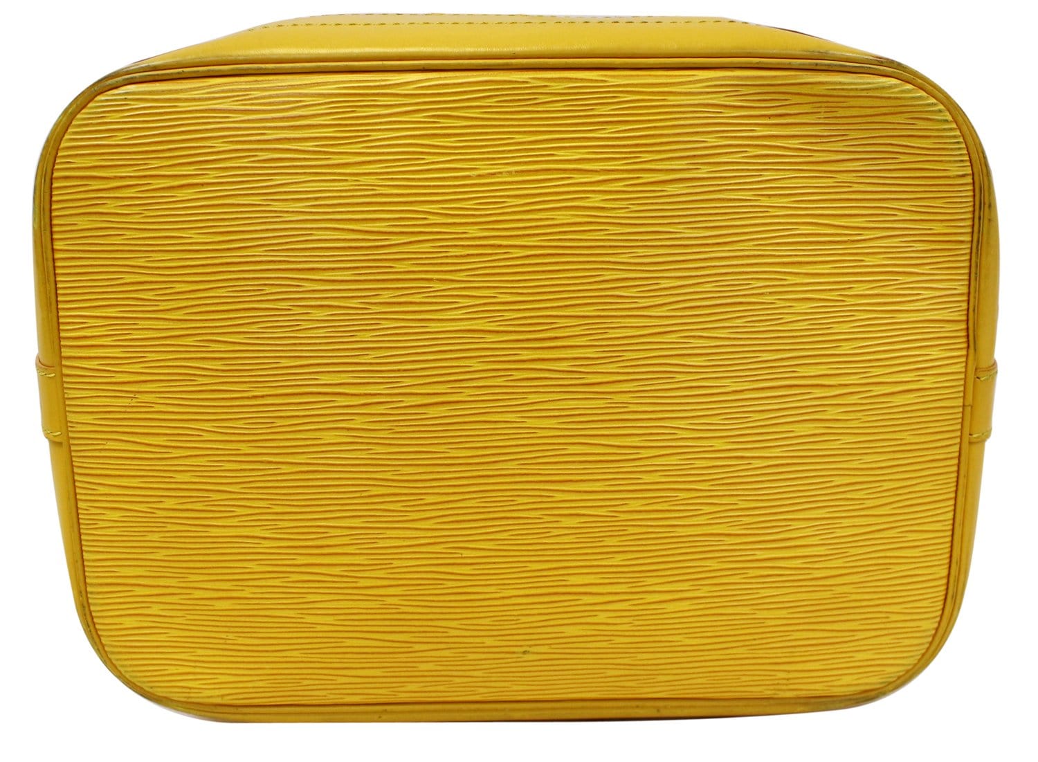 LOUIS VUITTON Yellow Epi Leather Large Noe Shoulder Bag