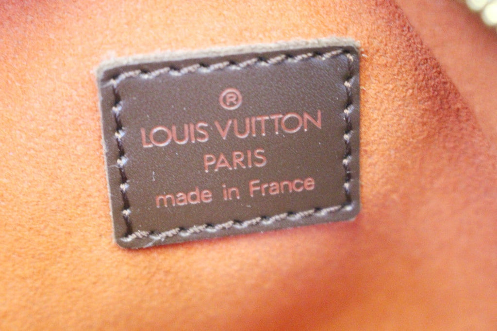 LOUIS VUITTON Damier Ebene Pochette Ipanema Shoulder Crossbody Bag