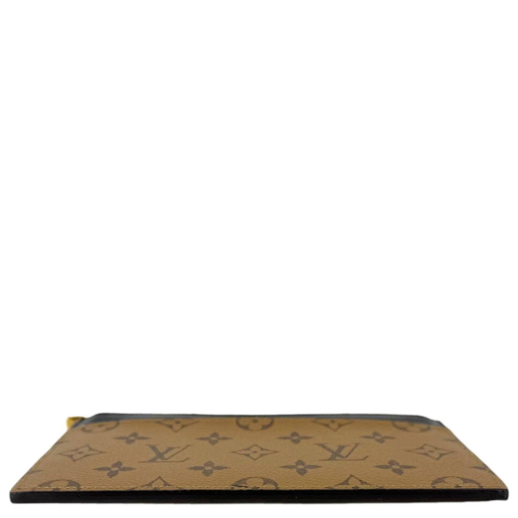 LOUIS VUITTON Slim Purse Monogram Reverse Canvas Wallet Brown