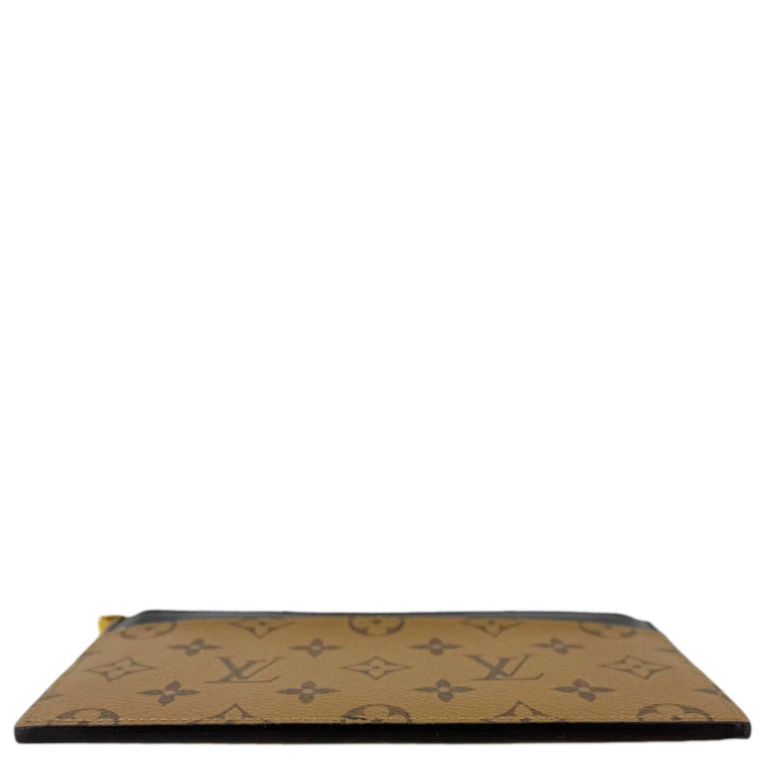 LOUIS VUITTON Slim Purse Monogram Reverse Canvas Wallet Brown