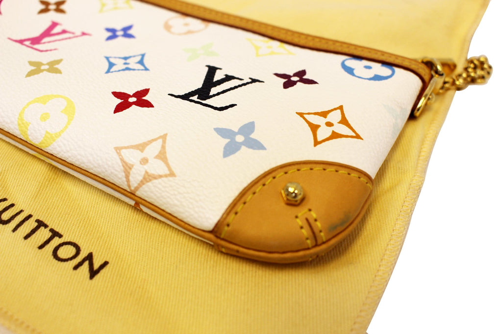 LOUIS VUITTON Monogram Multicolor Pochette Milla MM Pouch