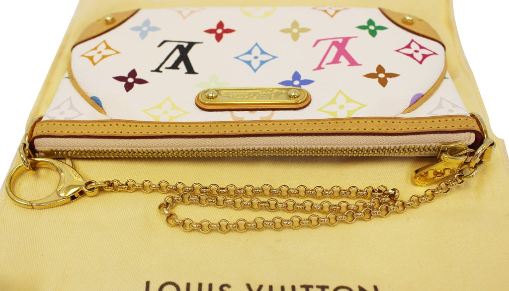 LOUIS VUITTON Monogram Multicolor Pochette Milla MM Pouch