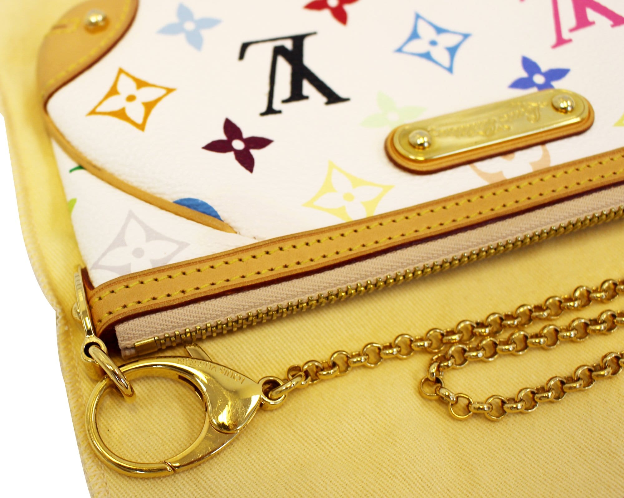 LOUIS VUITTON Monogram Multicolor Pochette Milla MM Pouch