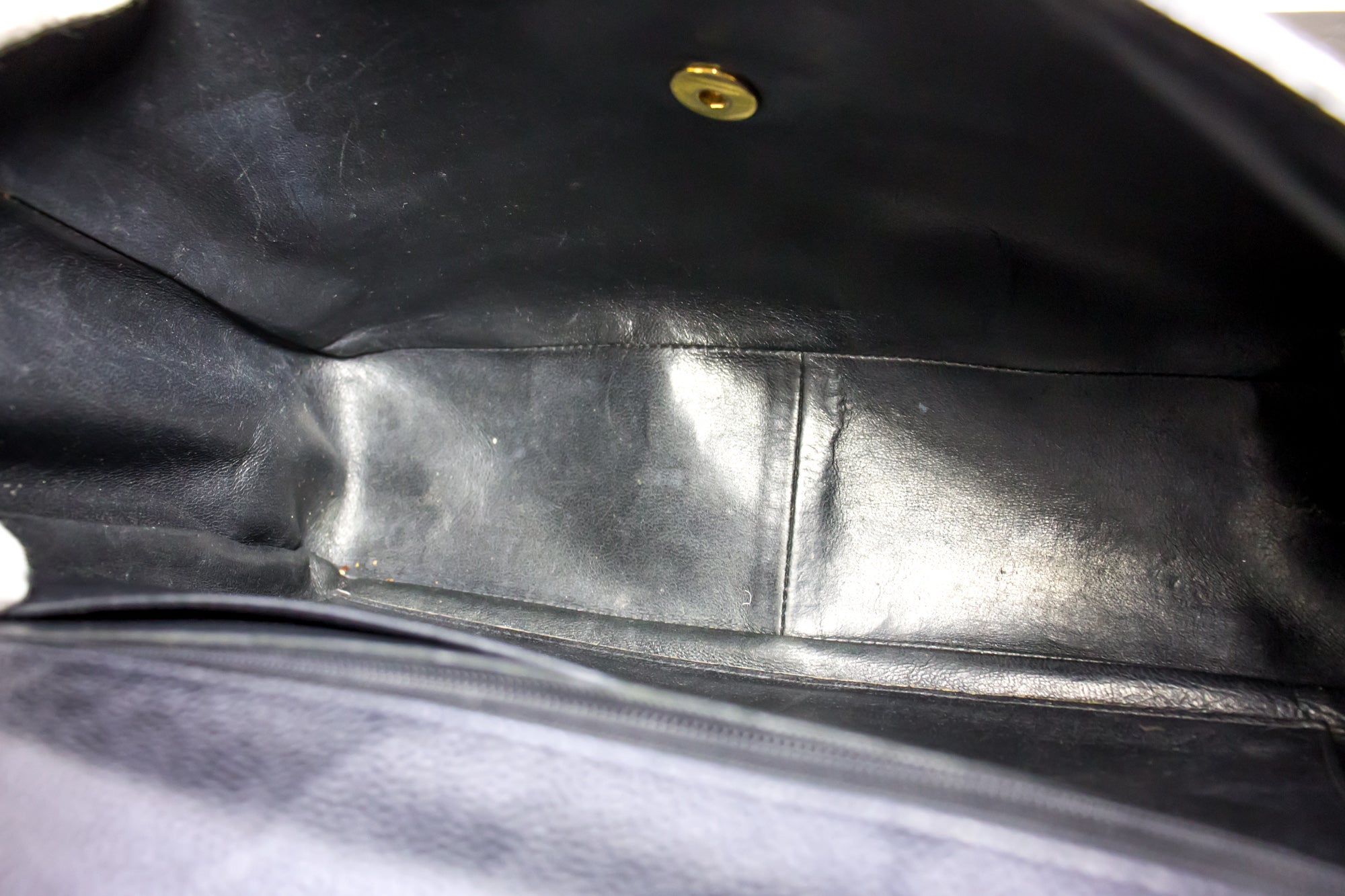 CHANEL Jumbo Caviar 11" Large Chain Shoulder Bag Flap Black Quilt e23