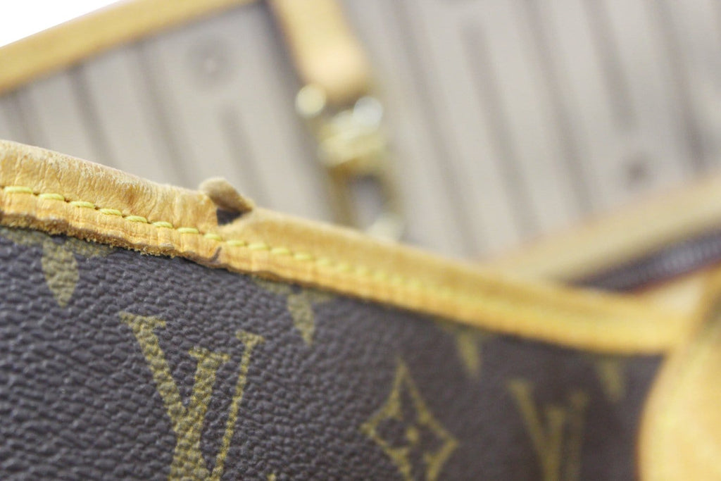 LOUIS VUITTON Monogram Canvas Neverfull MM Brown Tote Bag