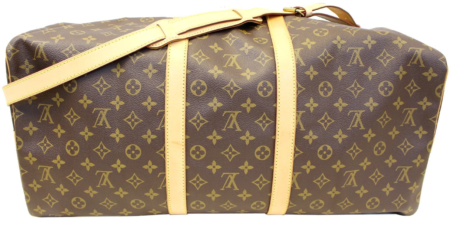 LOUIS VUITTON Monogram Canvas Keepall Bandouliere 55 Travel Bag
