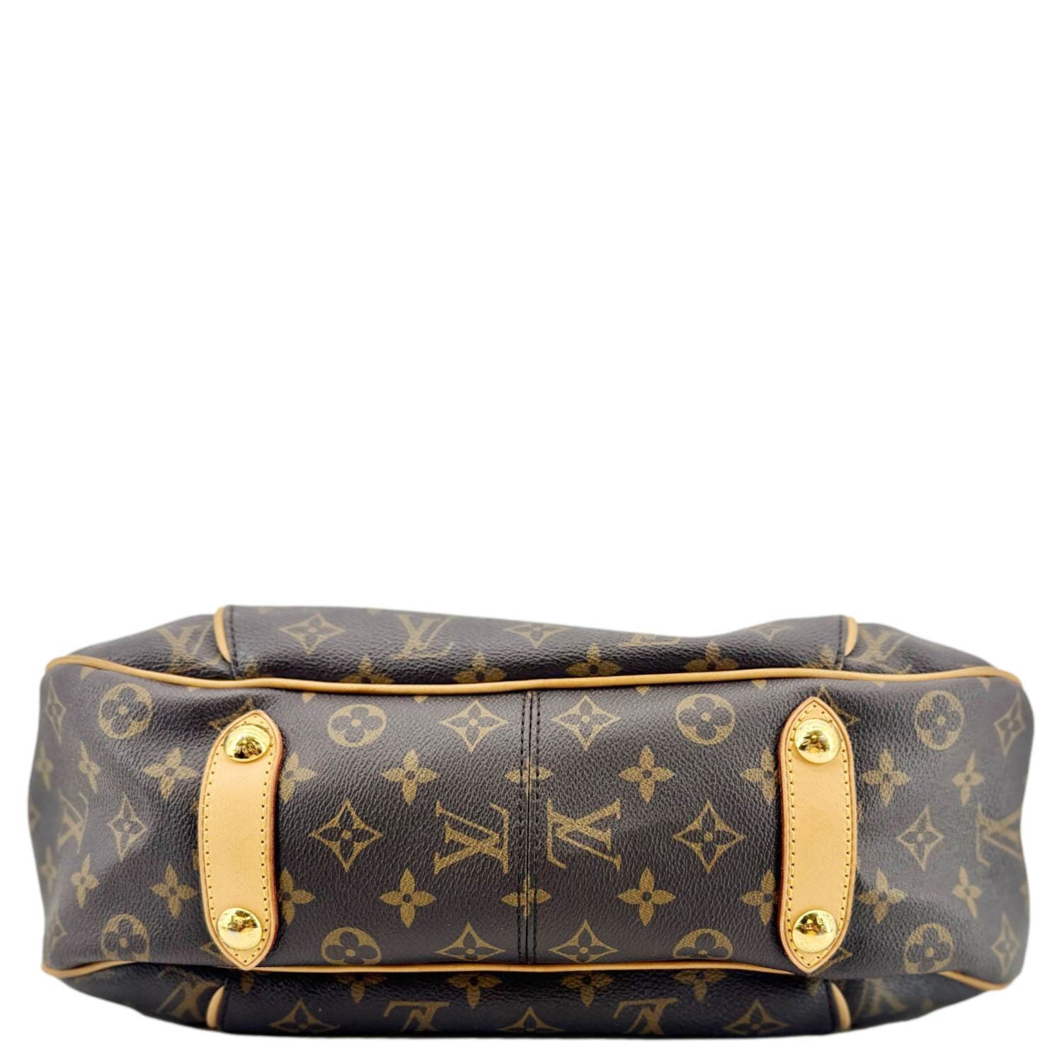 LOUIS VUITTON Galliera PM Monogram Canvas Shoulder Bag Brown