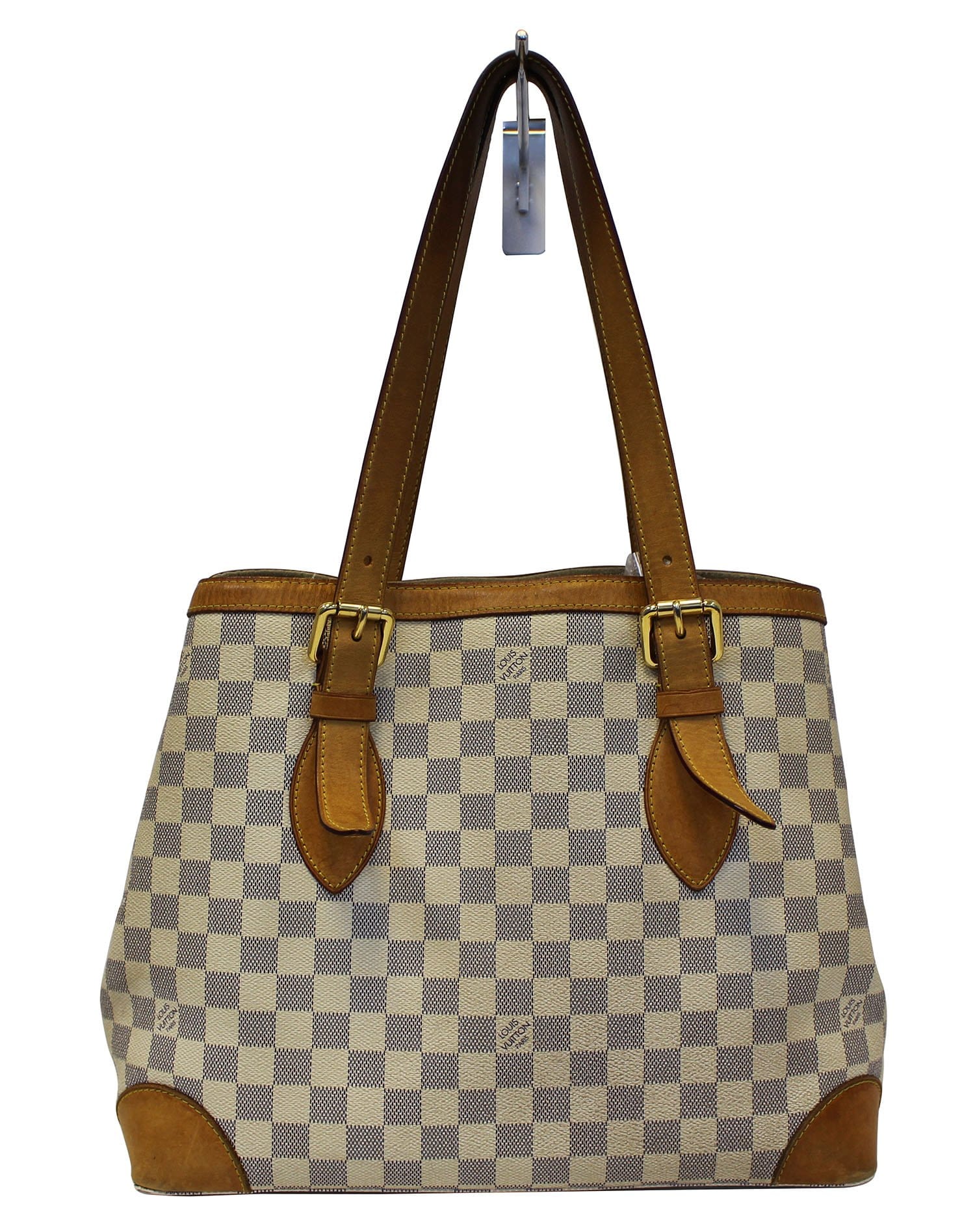 LOUIS VUITTON Damier Azur Hampstead MM Shoulder Bag - Sale