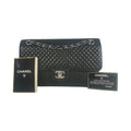 Chanel Classic Single Flap Medium Black Micro Lambskin SiLouis Vuittoner