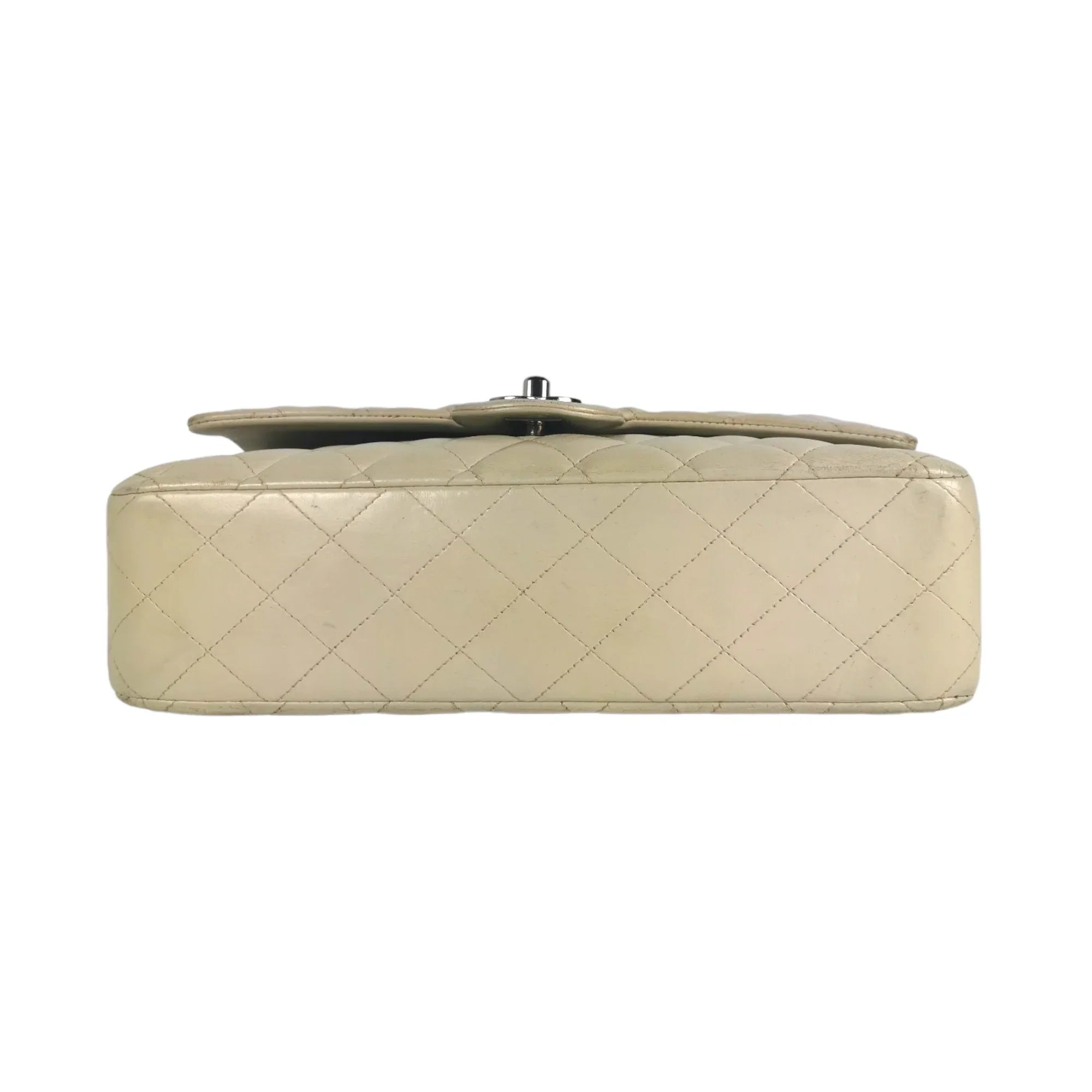 Chanel Classic Double Flap Medium Ivory Lambskin SiLouis Vuittoner