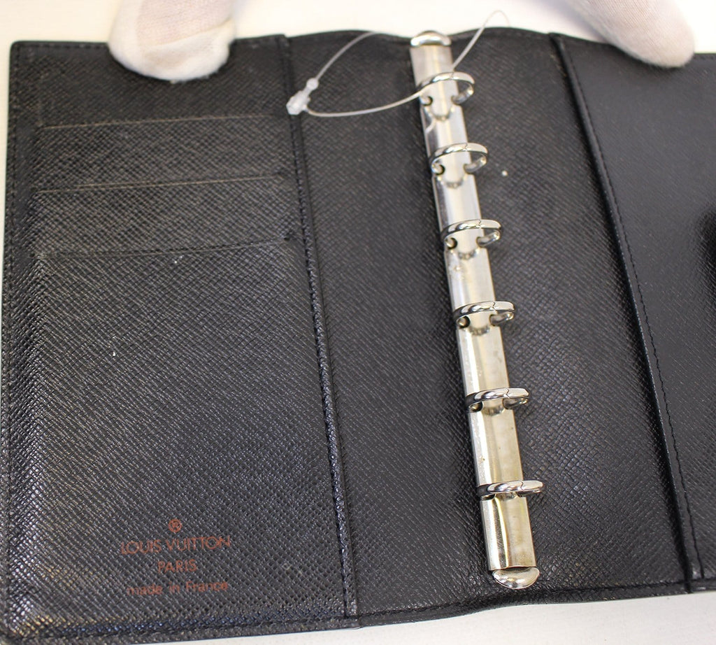LOUIS VUITTON Epi Leather Z Agenda PM Day Planner Cover Black