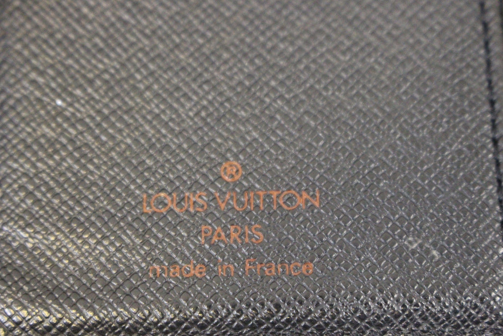 LOUIS VUITTON Epi Leather Z Agenda PM Day Planner Cover Black