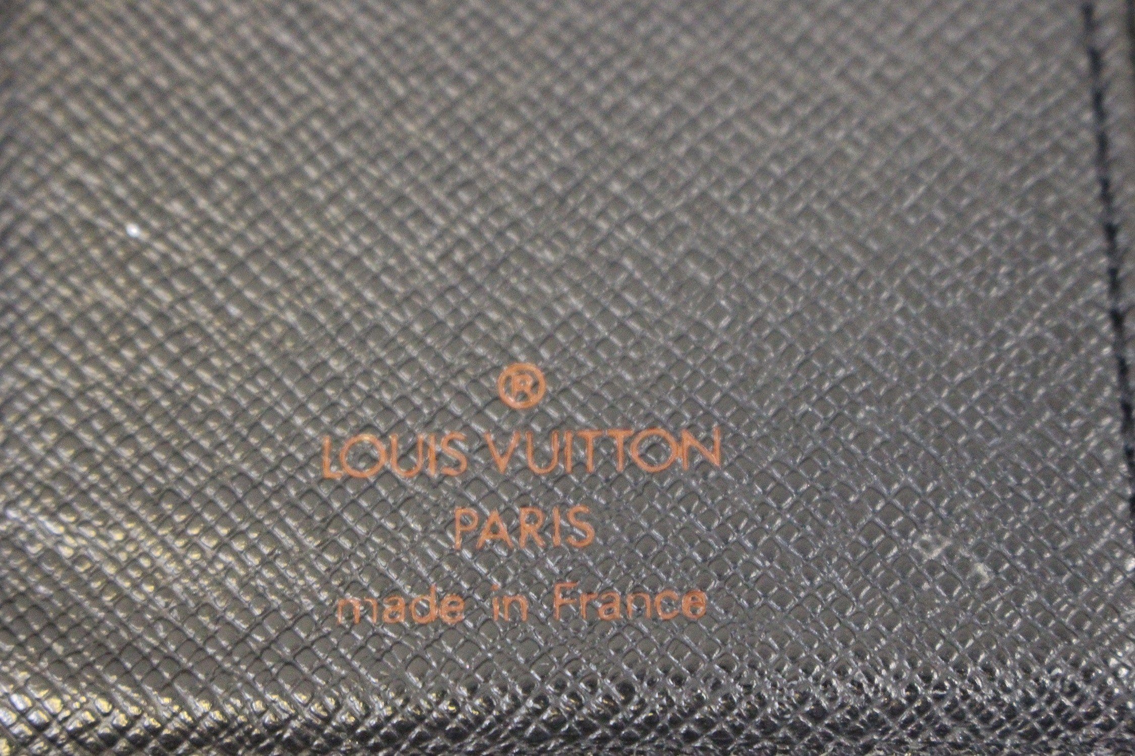 LOUIS VUITTON Epi Leather Z Agenda PM Day Planner Cover Black