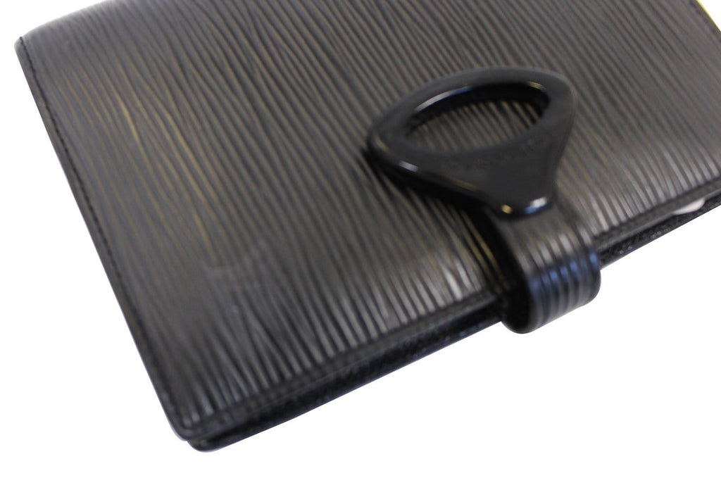 LOUIS VUITTON Epi Leather Z Agenda PM Day Planner Cover Black