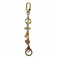 LOUIS VUITTON Fleur de Monogram Bag Charm Gold