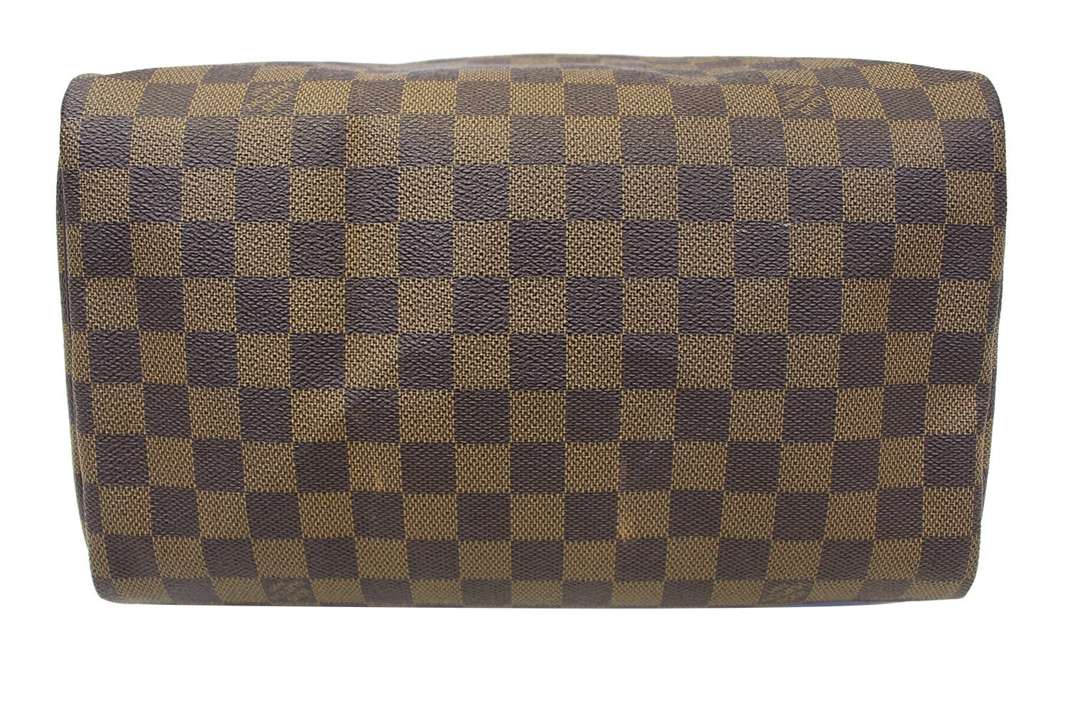LOUIS VUITTON Damier Ebene Speedy 30 Brown Satchel Bag